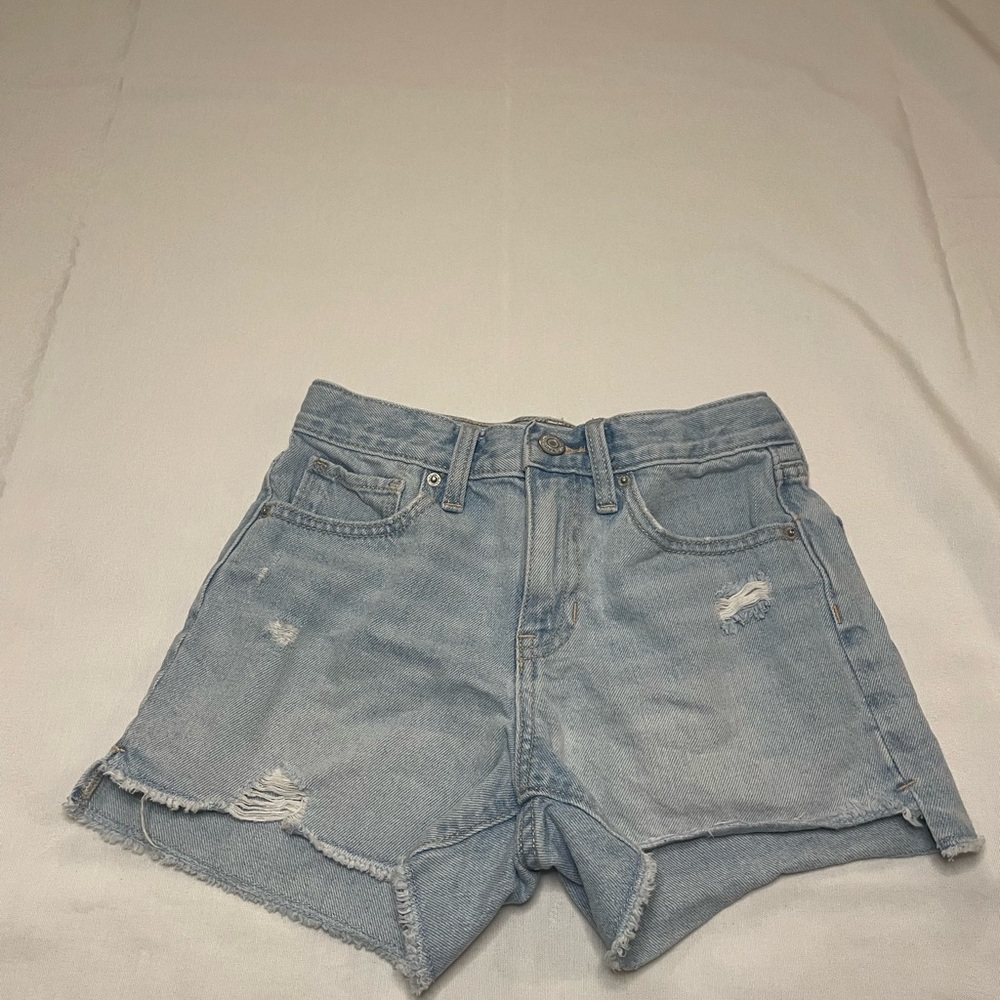Light Blue Denim Shorts